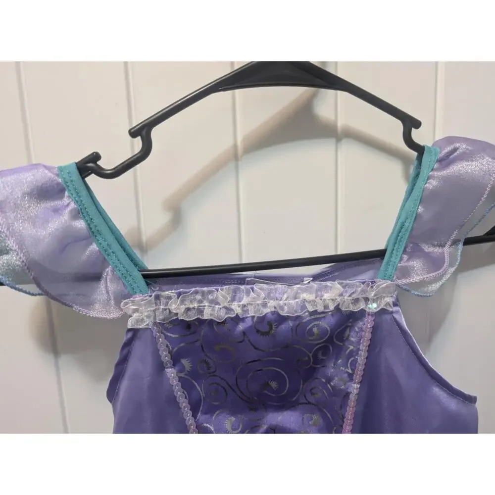 Mermaid Halloween Costume Dress Girls Party Princess Cosplay Ariel Size 8-10 New